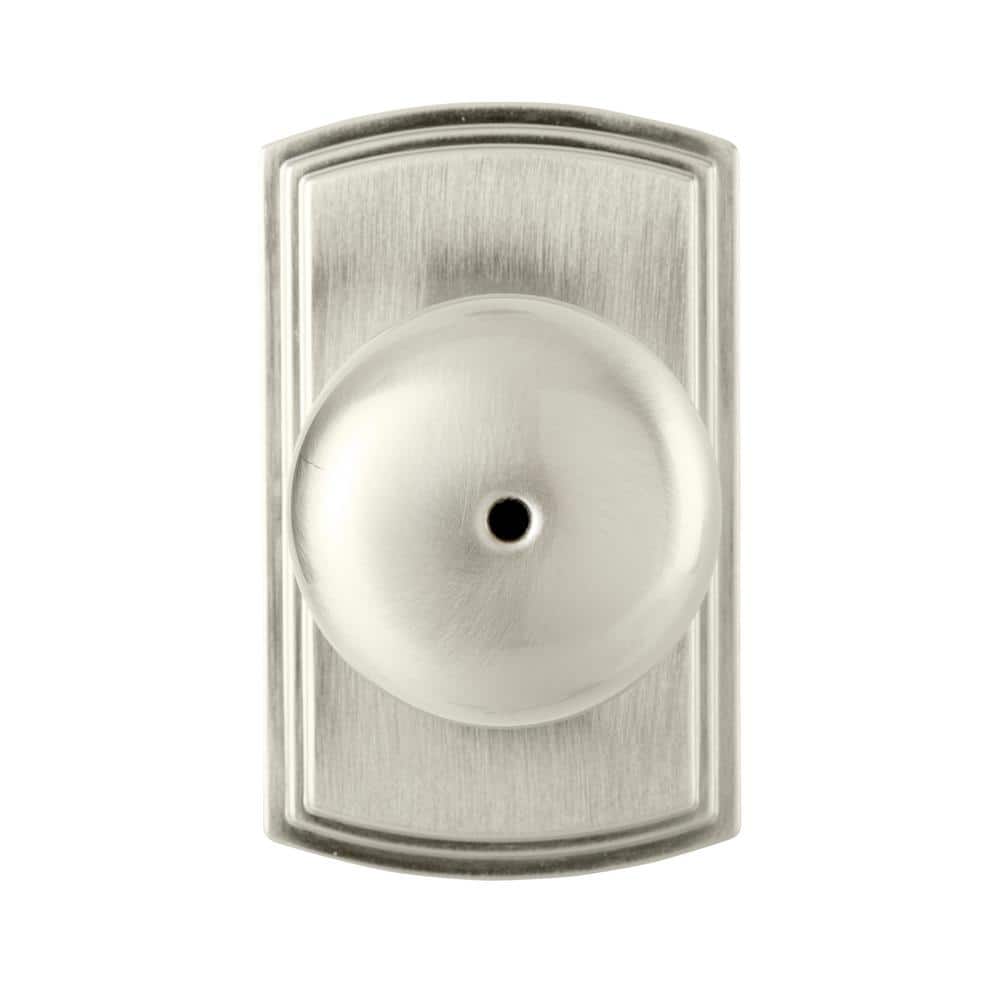Italian Collection Santo Satin Nickel Bed/Bath Door Knob