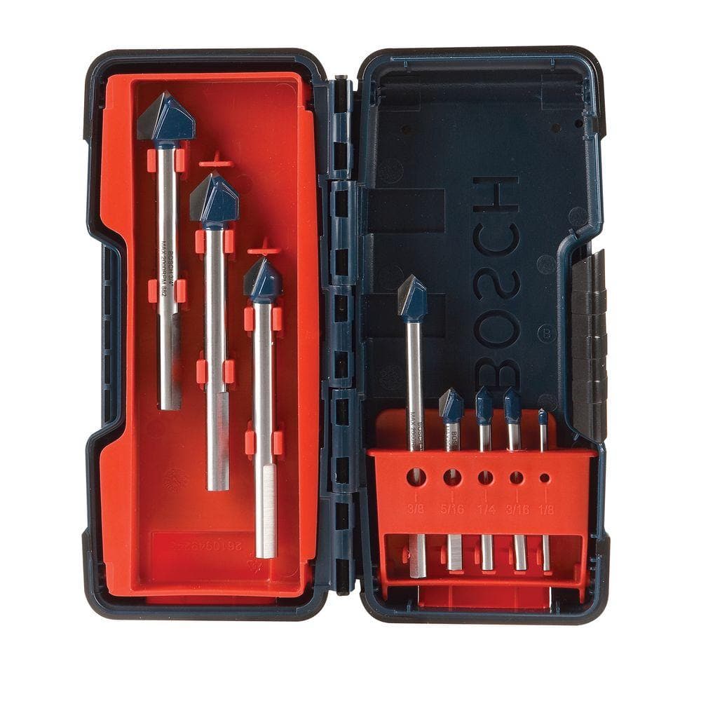 Bosch Impact Tough 7-Piece x High-speed Steel Masonry Drill Bit Set for  Hammer Drill in the Masonry Drill Bits department at