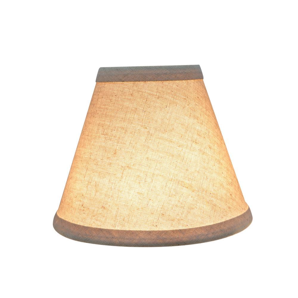 Oatmeal Linen Empire Lamp Shade Set for Chandeliers