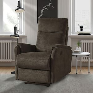 Brown Power Recliner Chair With USB