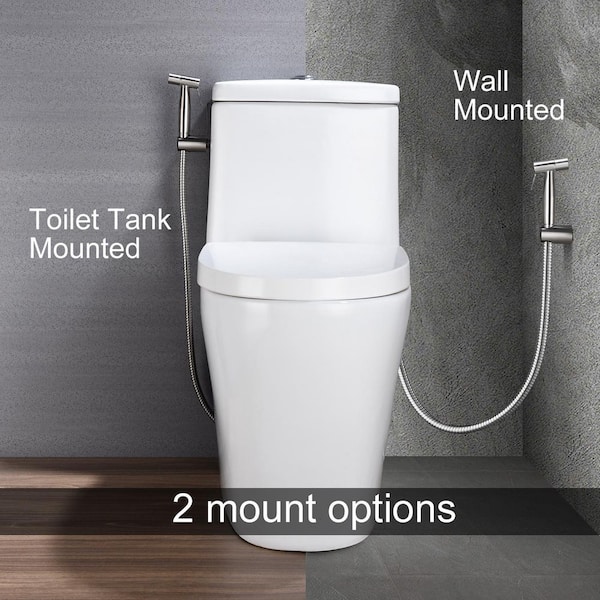 Bidet Toilet Spray Set with Shower Diverter Valve-Handheld Bidet