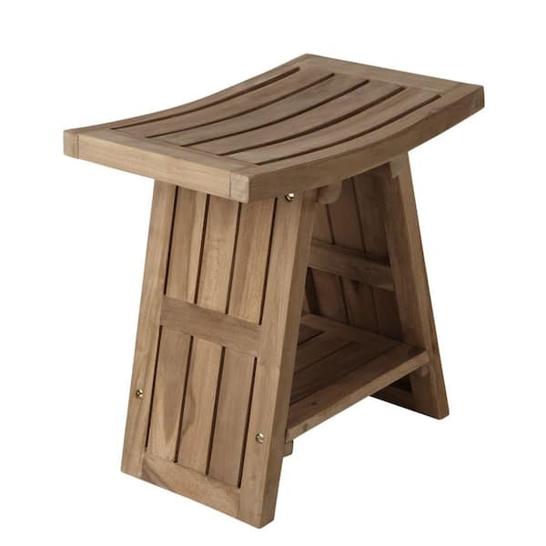 Barclay Products Triad Slotted Teak Shower Seat