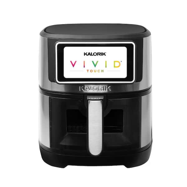 Vivid Touch 5 Qt. Stainless Steel Air Fryer