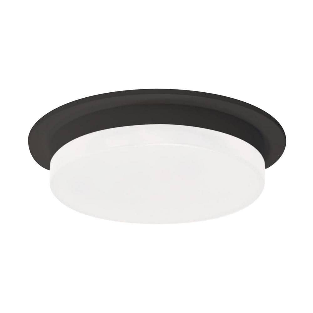 Stockton 6 in. Black Flush Mount price history on PriceWatchPro