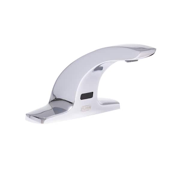Zurn AquaSense 4 in. Centerset Sensor Faucet with Gear-driven Ceramic Cartridge, 0.5 GPM, Hardwired, Chrome