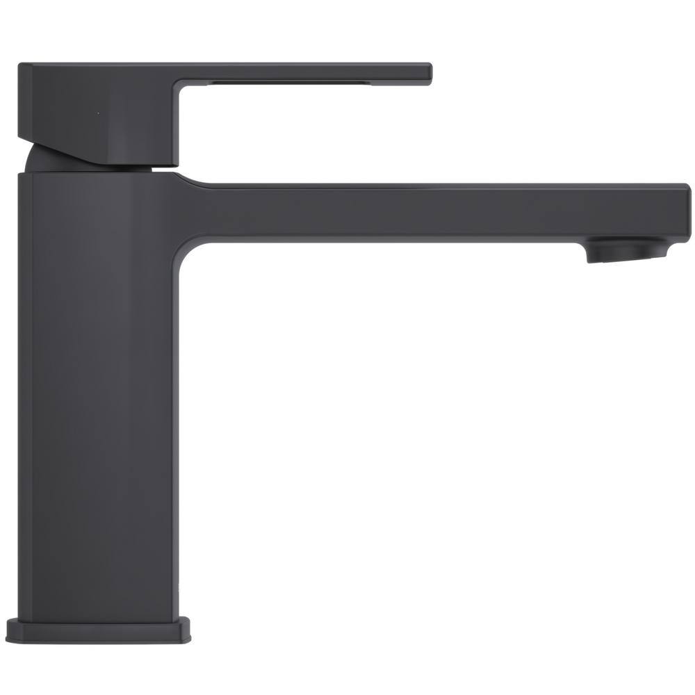 Deckard Matte Black Single Handle Roman Tub Faucet