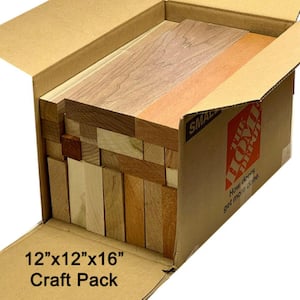 12 in. x 12 in. x 1 ft. 4 in. Kiln Dried Hardwood S4S Craft Boards