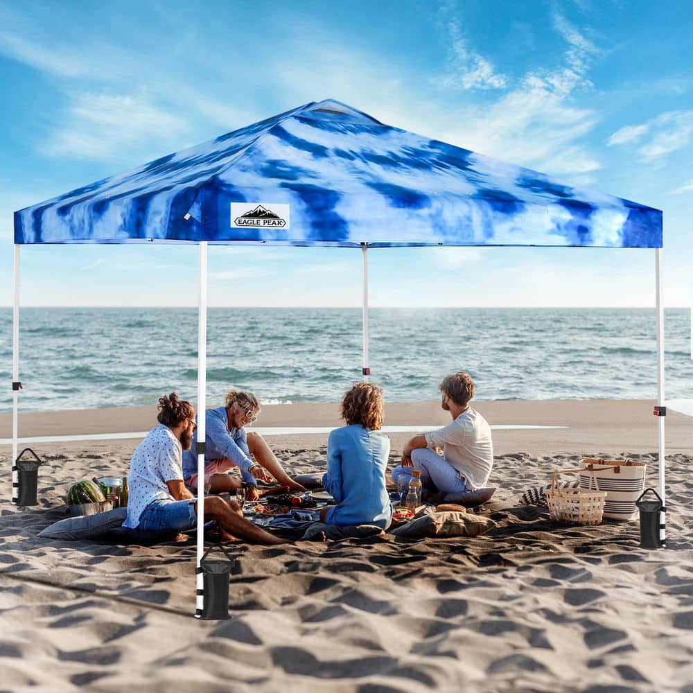 EAGLE PEAK 10 ft. x 10 ft. Pop Up Canopy Tent Instant Outdoor
