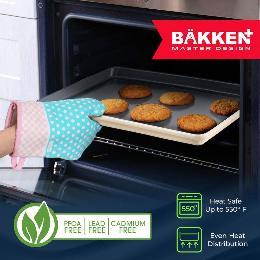 BAKKENMASTER Non-Stick Ceramic Baking Sheet Pan - Thumbnail 5