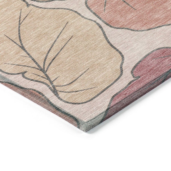 Chantille Machine Washable Indoor/Outdoor Abstract ACN2348 Blush 2 ft. x 3 ft. Accent Rug