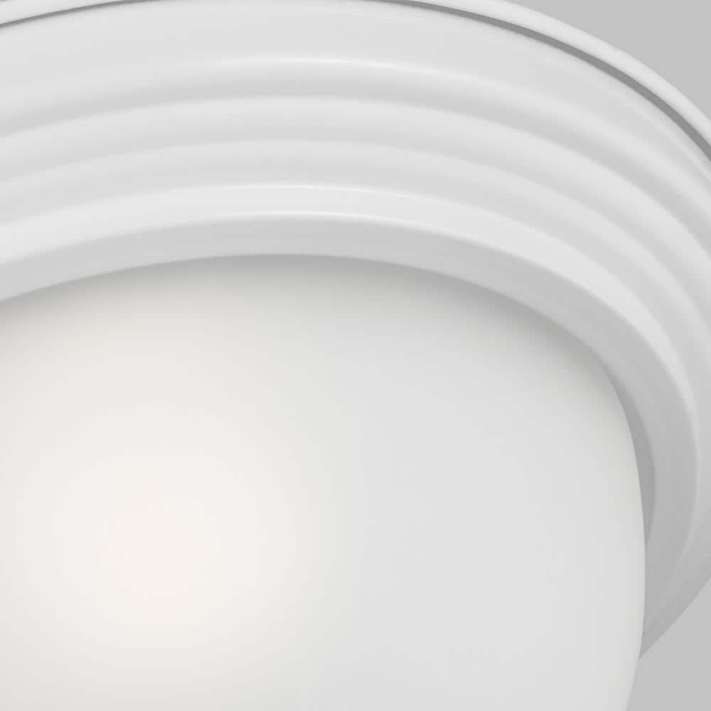 Geary White 10.5" Energy Star LED Ceiling Flush Mount
