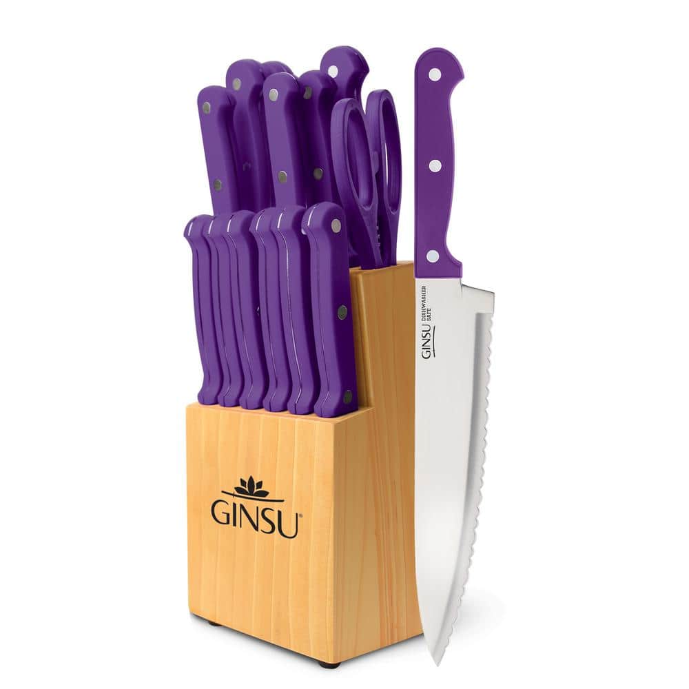 Ginsu Kiso 2 Piece Knives Set 14 Original Slicer & 7 Paring Knife White  Kitchen Cutlery