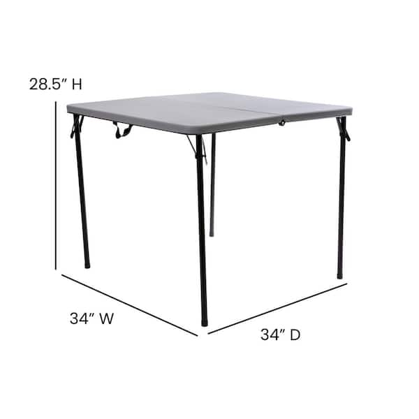 home depot square folding table