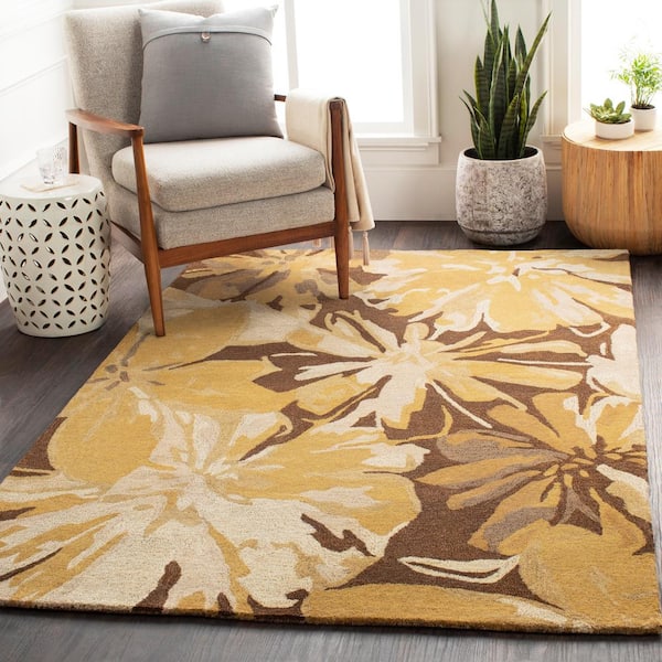 Amaranthus Amber 4 ft. x 4 ft. Round Indoor Area Rug