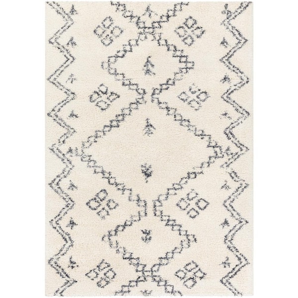 Artistic Weavers Puffy shag Cream 5 ft. x 7 ft. Global Indoor Area Rug