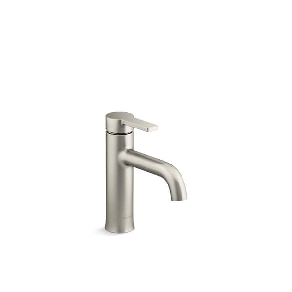 KOHLER Venza Single-Handle Single-Hole Bathroom Faucet in Vibrant Brushed Nickel
