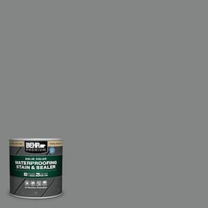 8 oz. #PFC-63 Slate Gray Solid Color Waterproofing Exterior Wood Stain and Sealer Sample