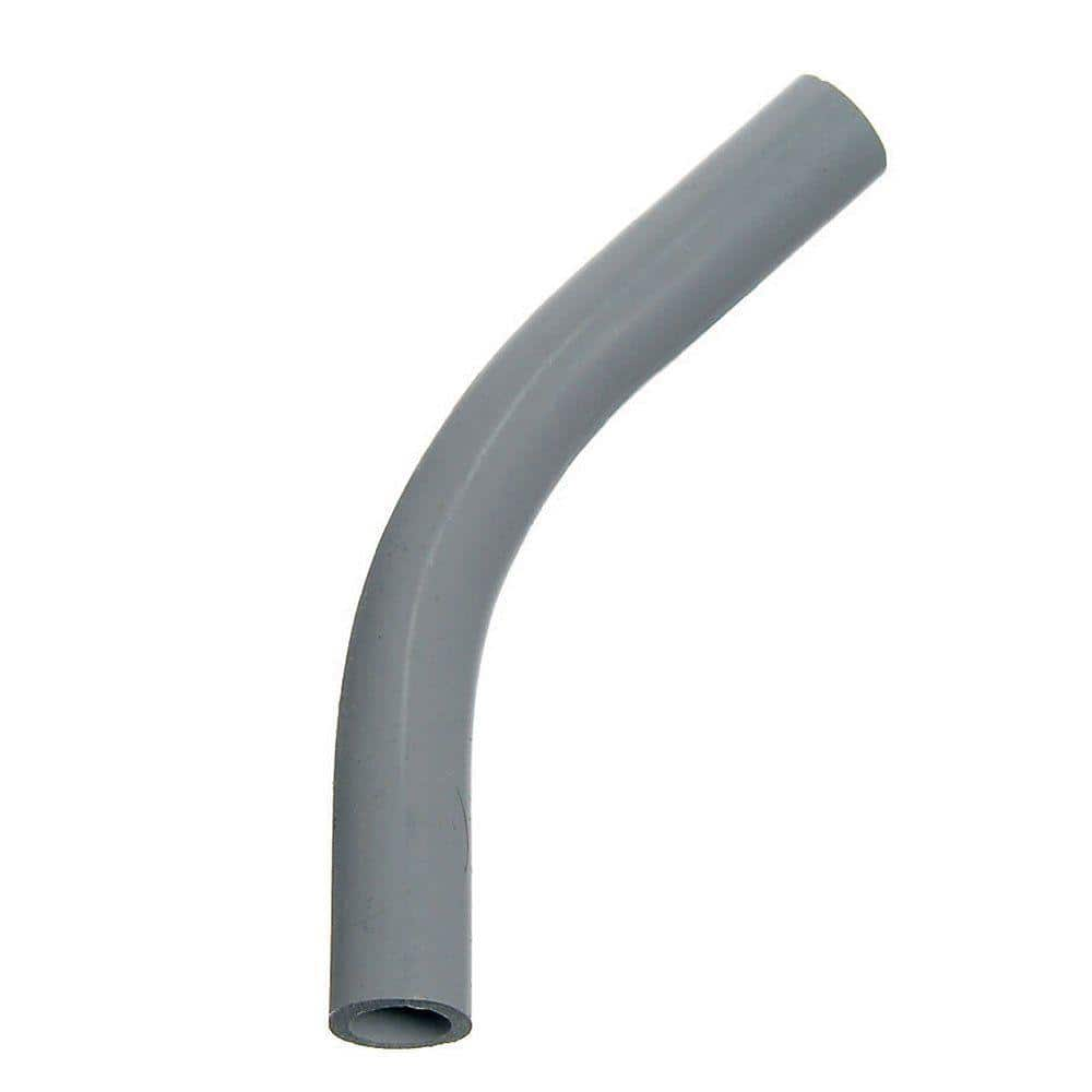 1 in. 45 Degree Schedule 40 PVC Plain End Standard Radius Elbow -  Carlon, UA7AFR-CTN