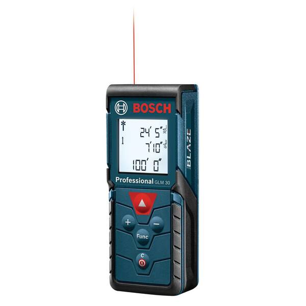 Bosch BLAZE 100 ft. Laser Distance Tape Measuring Tool with Area and Volume Calculation