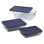 Simply Store® 6-piece Rectangular Glass Storage Set