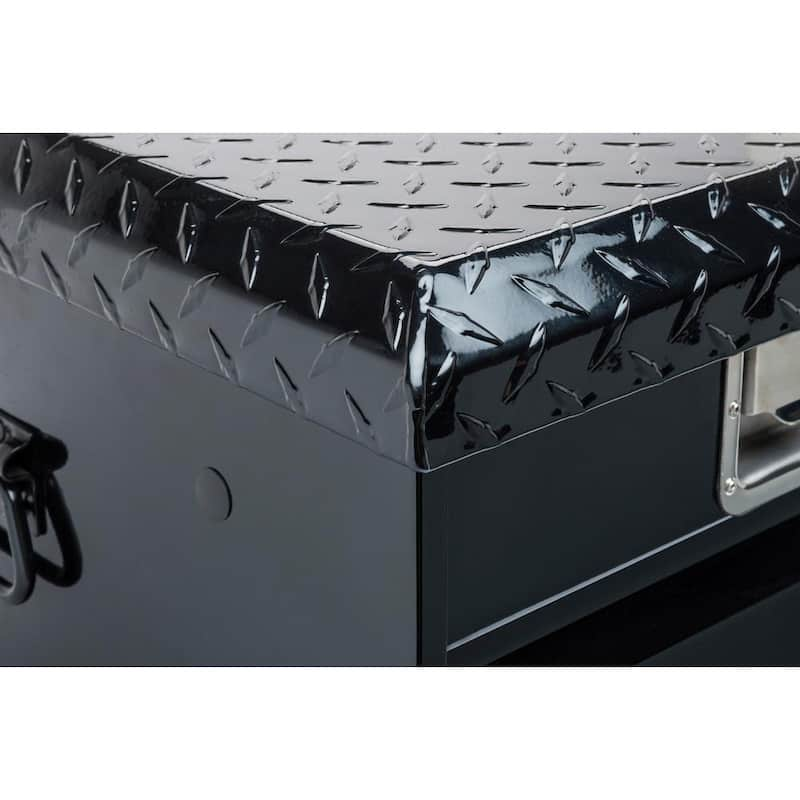 Jobox 49 in. Black Hybrid Steel/Aluminum Full Size Portable Truck Tool Box Chest