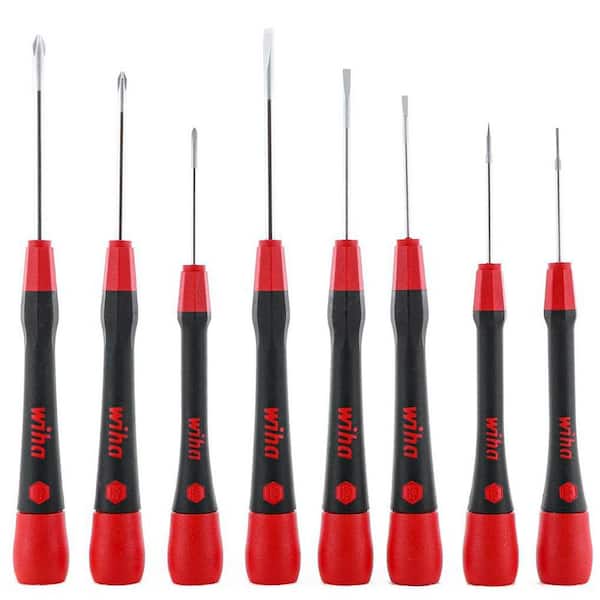 PicoFinish Precision Screwdriver Set-Slotted, Phillips (8-Piece)