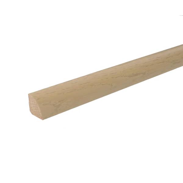 ROPPE Quarter Round Matte Luge 0.75 in. T x 0.75 in. W x 78 in. L Hardwood Trim