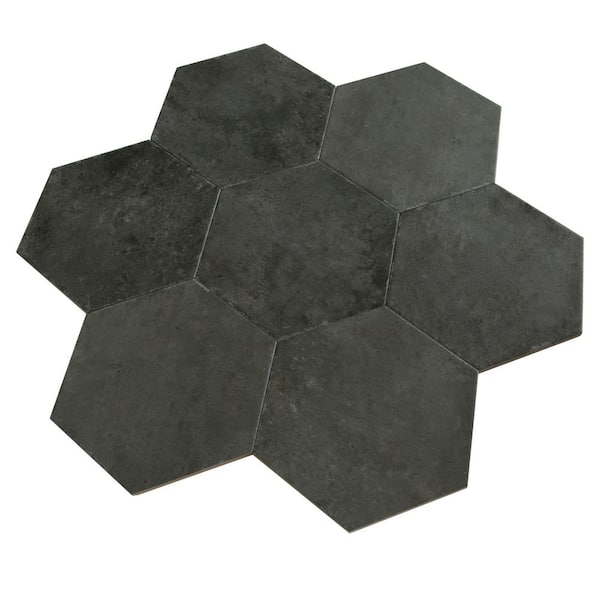 Apollo Tile Zenith 9 in. x 11 in. Matte Charcoal Gray Porcelain