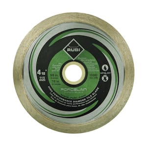 4-1/2 in. Premium Porcelain Diamond Blade for Dry and Wet Cutting