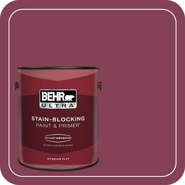BEHR ULTRA 1 gal. #M130-7 Sugar Beet Extra Durable Flat Interior Paint & Primer