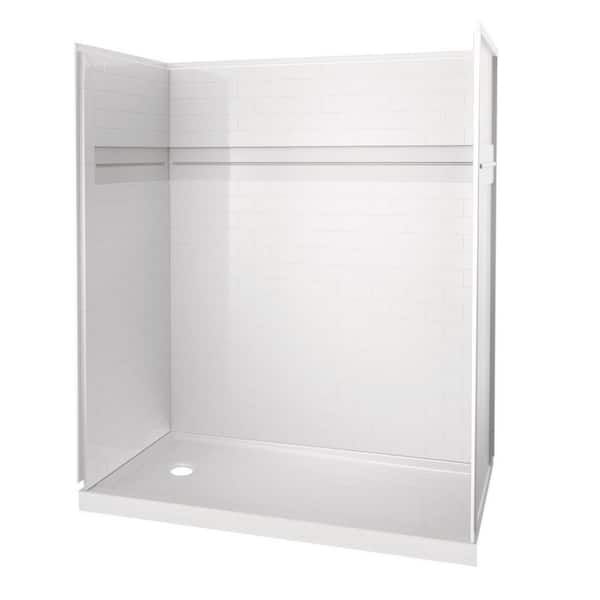 Delta - UPstile 32 in. x 60 in. x 74 in. Shower Kit in White