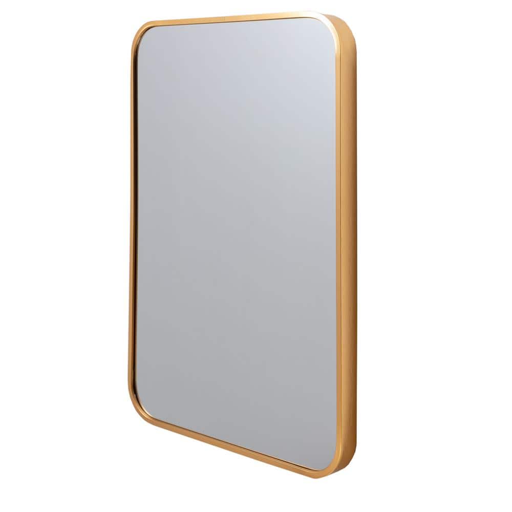 16 in. W x 24 in. H Rounded Corners Rectangular Aluminum Framed Wall Mount 