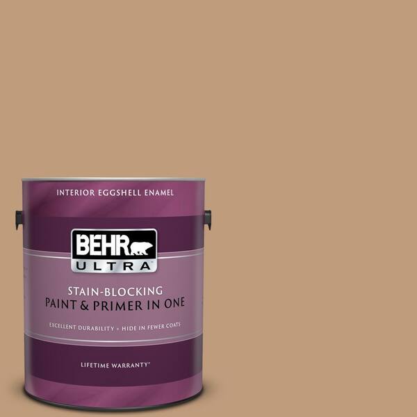 BEHR ULTRA 1 gal. #UL140-20 Teatime Eggshell Enamel Interior Paint and Primer in One