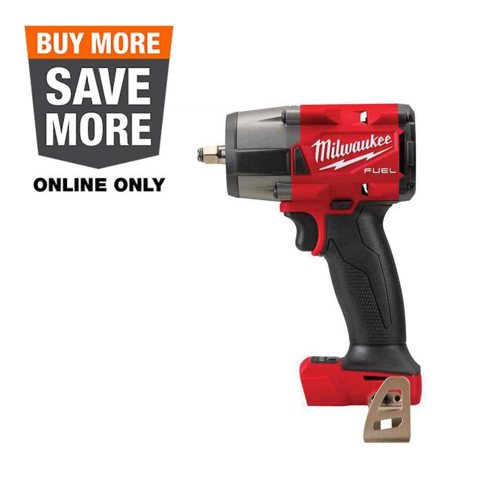 Milwaukee M18 FUEL GEN-2 18V Lithium-Ion Mid Torque Brushless Cordless 3/8 in. Impact Wrench with Friction Ring (Tool-Only) 2960-20