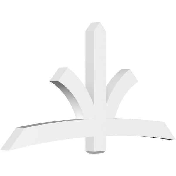 Ekena Millwork Davenport 84 in. W x 42 in. H x 4 in. D Signature Polyurethane Bracket