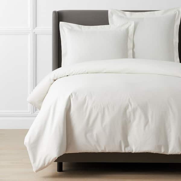 The Company Store Legends Hotel Cream Queen Supima Cotton Duvet Cover