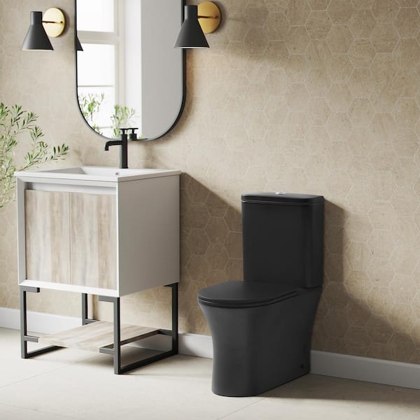 QuantumOne™ 1.0 Elongated Rear-Outlet Wall-Mount Toilet Combination