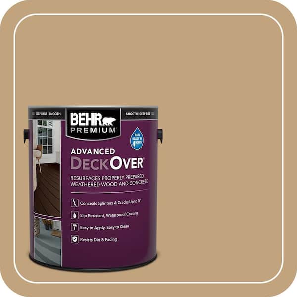 1 gal. #SC-145 Desert Sand Smooth Solid Color Exterior Wood and Concrete Coating