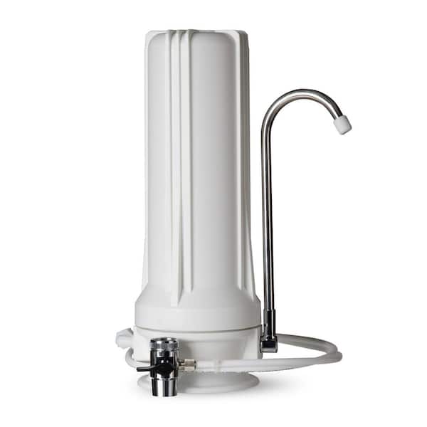 iSpring CT10 Countertop Multi Filtration Drinking Water Filter Dispenser - White