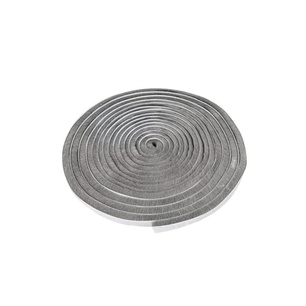 Angel Sar 33 ft. x 0.35 in. x 0.2 in. Th Gray Self-Adhesive Soundproofing Weather Stripping, Window Insulation for Winter
