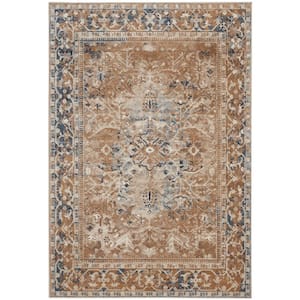 Malta Taupe 4 ft. x 6 ft.  Traditional Persian Area Rug