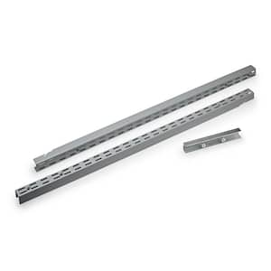  Rubbermaid Alloy Steel FastTrack Garage Storage System Upright  Rail, 25 (1784365) : Tools & Home Improvement