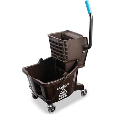 Rubbermaid Commercial Products 31 Qt. Tandem Mop Bucket 1887304 - The Home  Depot