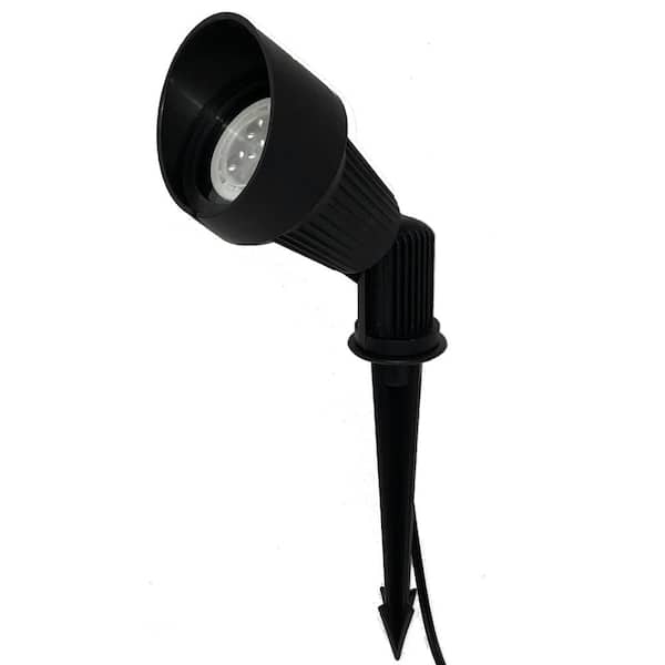 Best Pro Lighting Low Voltage Black Outdoor Landscape Directional Fiberglass Bullet Spot Light