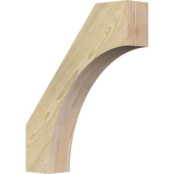Ekena Millwork 4"W x 18"D x 22"H Westlake Rough Sawn Knee Brace, Douglas Fir