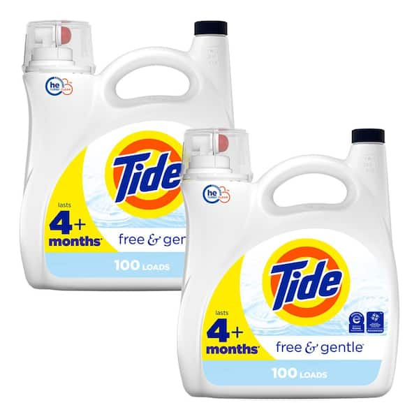 Reviews for Tide 132 oz. Free and Gentle Liquid Laundry Detergent (100 ...