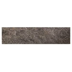 24 in. x 6 in. Peel and Stick Stone Decorative Backsplash in Frosted Quartz (3-Pack)