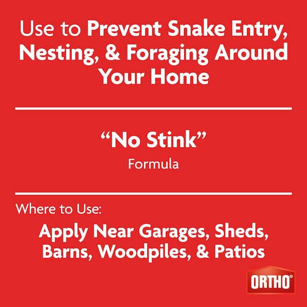 Snake B Gon1-Snake Repellent Granules, No-Stink Formula, Covers Up to 1,440 sq. ft. 2 lbs.