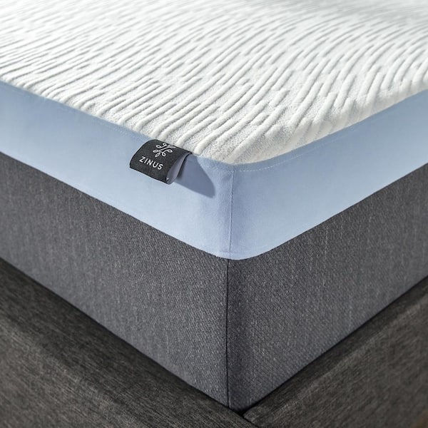 Mainstays 1.5” 7-Zone Memory Foam Mattress Topper, Queen