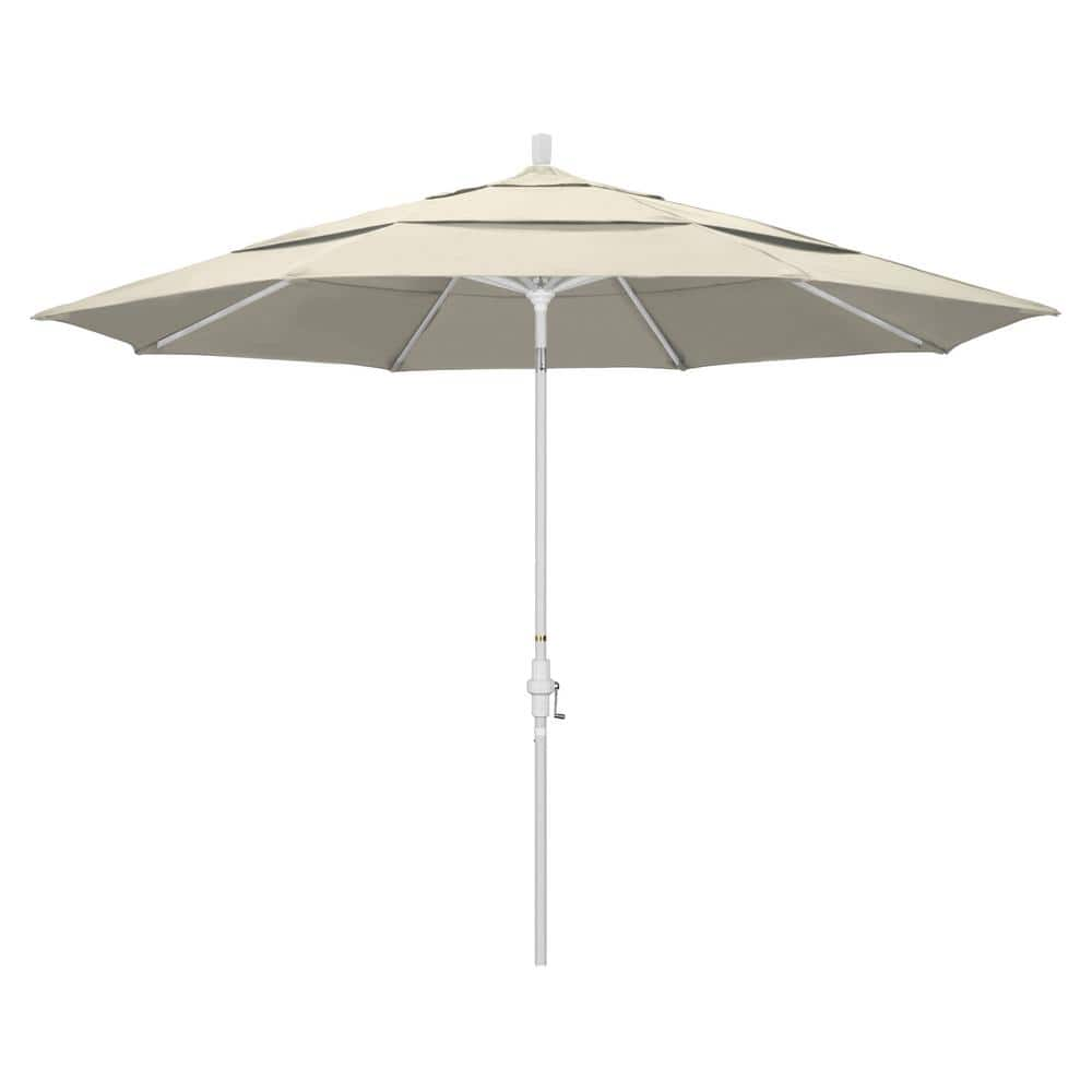 California Umbrella 11 ft. Aluminum Collar Tilt Double Vented Patio ...